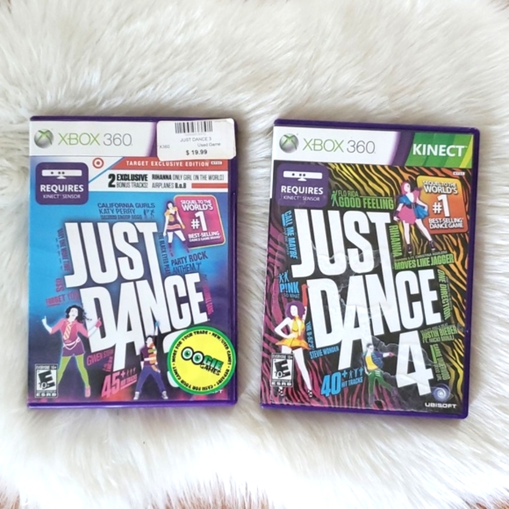 XBOX 360 Just Dance video games